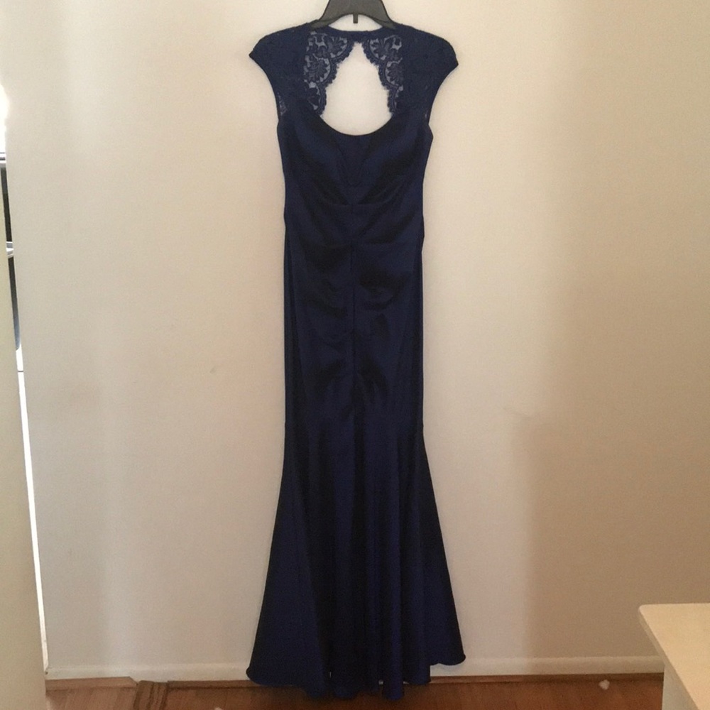 Blue Mermaid Gown